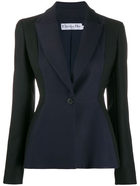 dior black striped blazer women s|Dior ladies jackets.